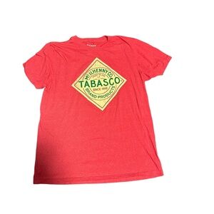Tabasco Red Short Sleeve Tee. Size M. GUC